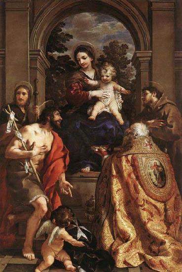 Pietro da Cortona Madonna and Saints oil painting picture